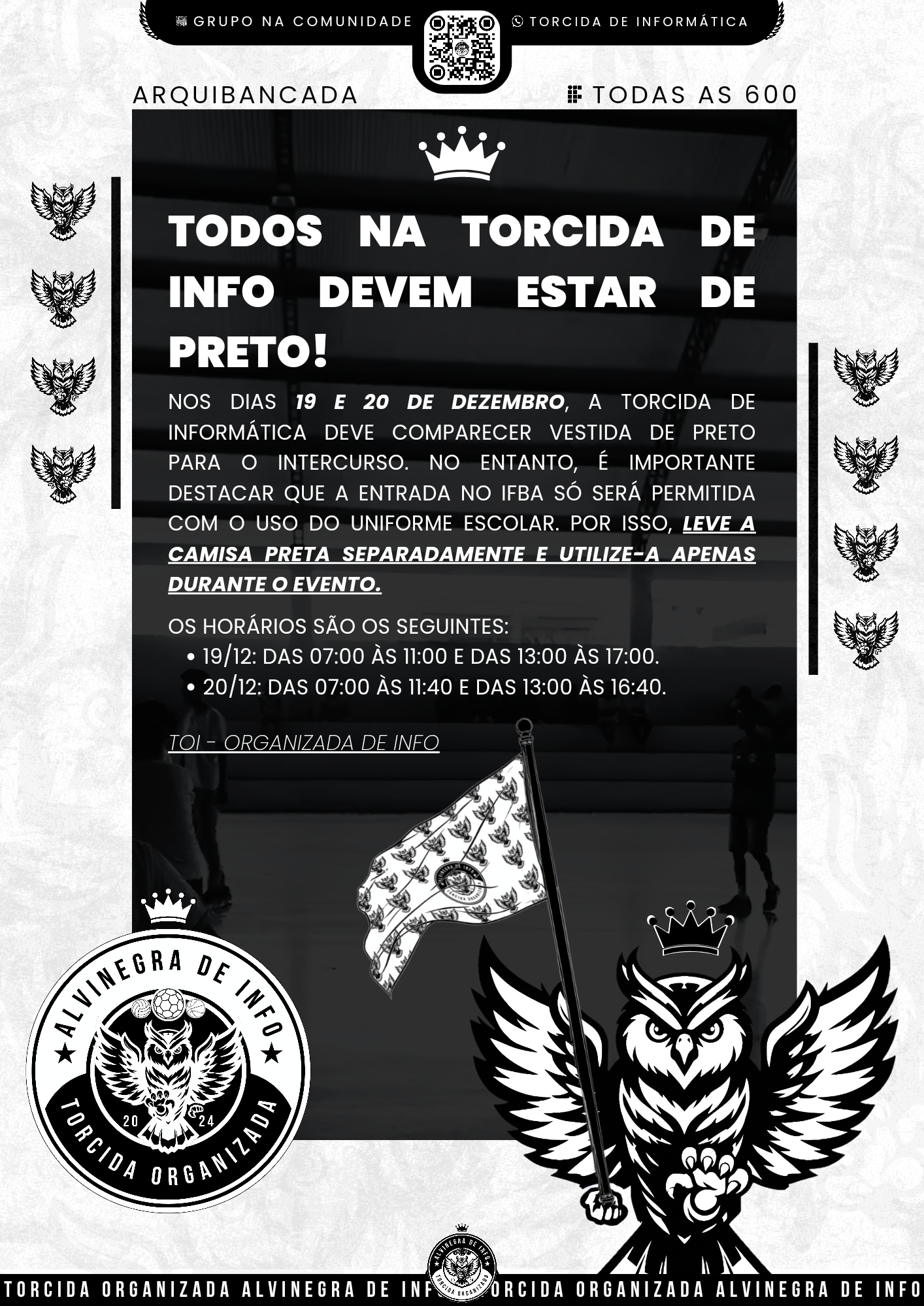 Registro da torcida – arte